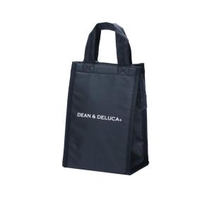 DEAN&DELUCA クーラーバッグ ブラックS 保冷バッグ ファスナー付き コンパクト お弁当 ランチバッグ 26x13x17.5cm｜silver-knight-mart