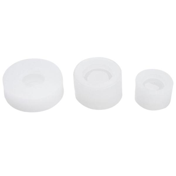 シリコンモールド 3個セット 小皿型 灰皿 カップ 小鉢 シリコン製 石鹸 エポキシ樹脂 粘土 キッ...