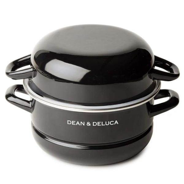 DEAN&amp;DELUCA キャセロール L ブラック (18cm) 両手鍋 フタも浅型鍋として使える ...