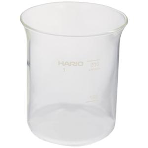 HARIO(ハリオ) ビーカーグラス クラフツサイエンス 実用容量200ml 満水容量260ml コーヒー サーバー 計量メモリ付き 耐熱ガ｜silver-knight-mart