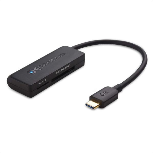 Cable MattersType C 5Gbps USB C カードリーダー USB 3.1 SD...