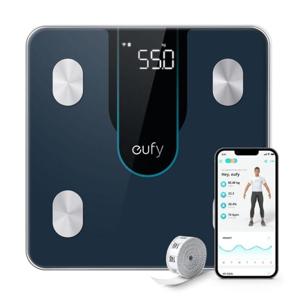 Anker Eufy (ユーフィ) Smart Scale P2 (体重 体組成計) Fitbit対...