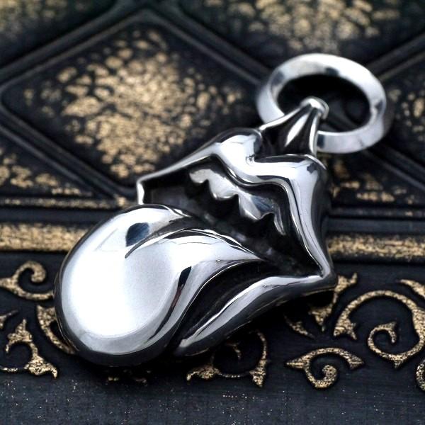 ローリングストーンズ リップ＆タン LT チャーム ペンダント ネックレス トップ シルバー925 ...