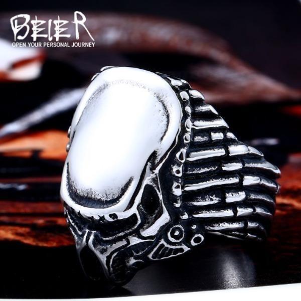 リング メンズ スカル リング プレデター ステンレス ah4