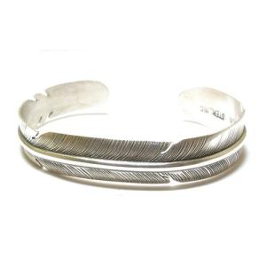 NAVAJO Douglas Etsitty フェザーバングル ゴールドコンビ NAVAJO Douglas Etsitty フェザーバングル ゴールドコンビ