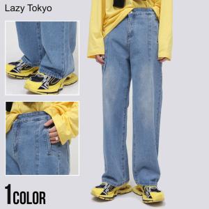 デニムパンツ メンズ ブランド おしゃれ ボトムス ジーンズ ジーパン ワイドパンツ ワイドデニム 太め カジュアル ストリート 代 30代 40代 Lazy Tokyo シルバーバレット 通販 Yahoo ショッピング