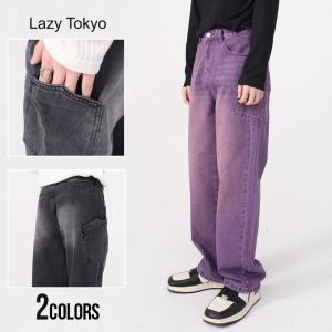 デニムパンツ メンズ おしゃれ ブランド カジュアル ジーパン カラーデニム 大きいサイズ Lazy Tokyo｜silverbulletxfuga