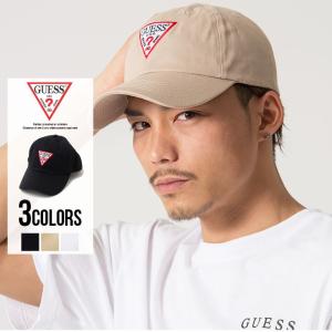 キャップ メンズ CAP"GUESS【ゲス】ロゴキャップ/全3色"帽子 ローキャップ ユニセックス レディース ブラック ホワイト ベージュ