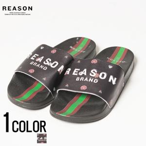 サンダル メンズ シャワーサンダル REASON リーズン DIAMOND PRINT SLIDES/全1色 サンダル ベナッシ ユニセックス ダイヤモンド 花 海 プール 爆買 父の日
