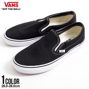 VANS バンズ スニーカー メンズ Classic Slip-On スリッポン ブラック 黒 VN000EYEBLK｜silverbulletxfuga