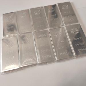 徳力 1kg 10本 銀地金 銀インゴット イ...の詳細画像1