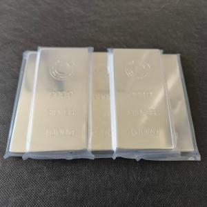 徳力 1kg 5本 銀地金 銀インゴット インゴット LBMA 徳力本店｜silvercom