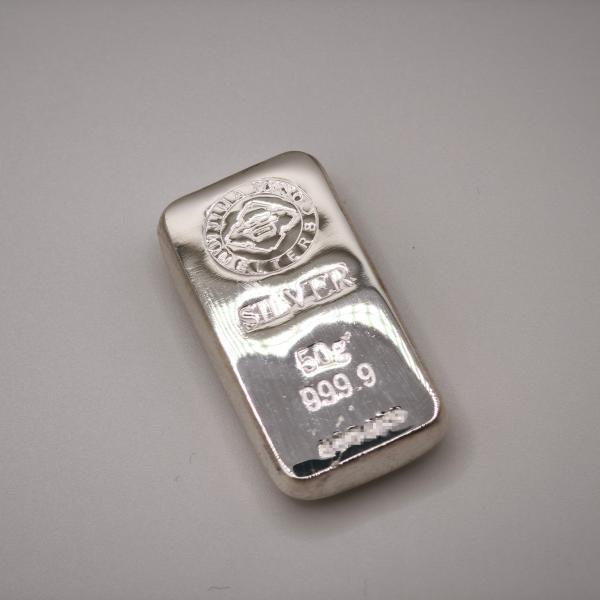 井島貴金属精錬 50g 銀地金 銀インゴット インゴット 銀 純銀 シルバー シルバーバー/SV99...