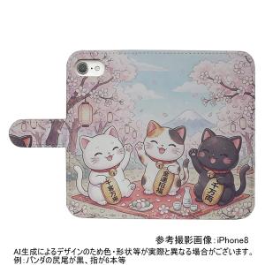 らくらく/かんたん/シンプル 手帳型 スマホケ...の詳細画像1