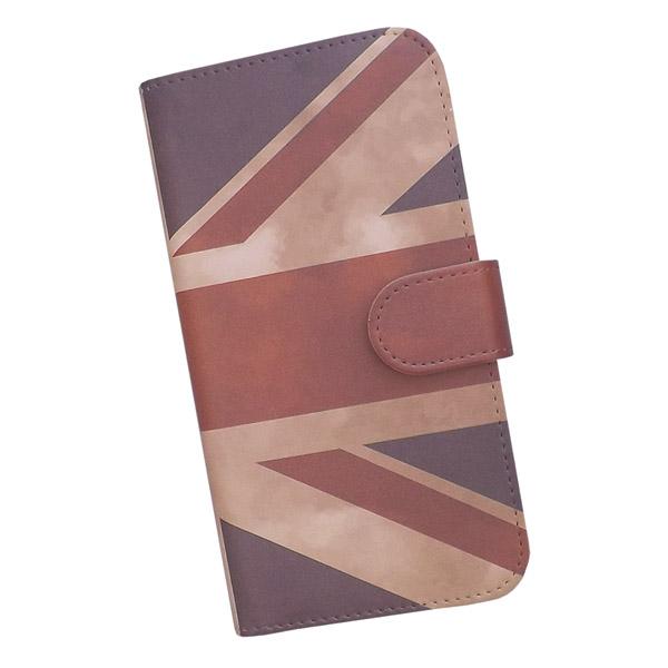 AQUOS【SIMフリー】　スマホケース 手帳型 プリントケース ユニオンジャック イギリス 国旗