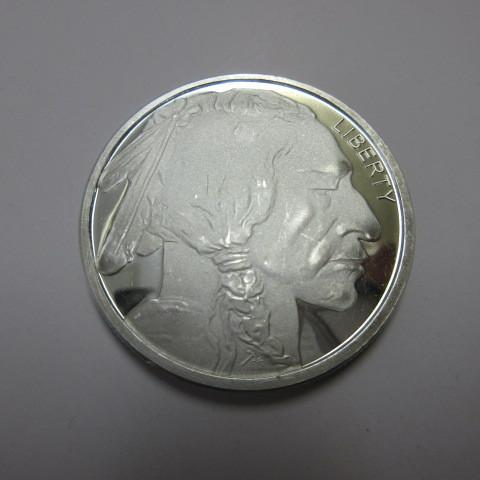 シルバー　コイン　インディアン　31.2g 銀貨　未使用　gg088