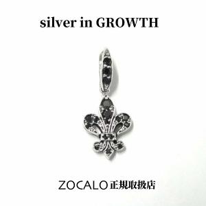 ZOCALO (ソカロ) リリー フック ピアス・ブラックCZ 片売り｜silveringrowth