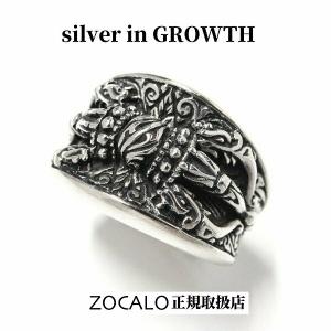 ZOCALO（ソカロ） チベタン・ドラゴン・ドージェ・リング (シルバー925製) ZZRS-0014｜silveringrowth