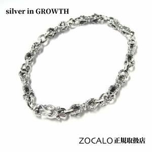 ZOCALO（ソカロ）ミニ バード ドージェ ブレス　１８ｃｍ (シルバー950製) ZZTBLS022518｜silveringrowth