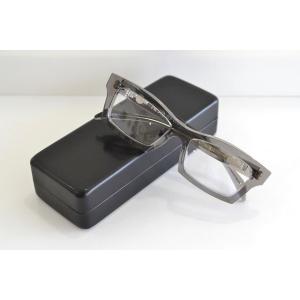 隆織 メガネフレーム 職人手作り TO-011 サーモント グレー : シルバー