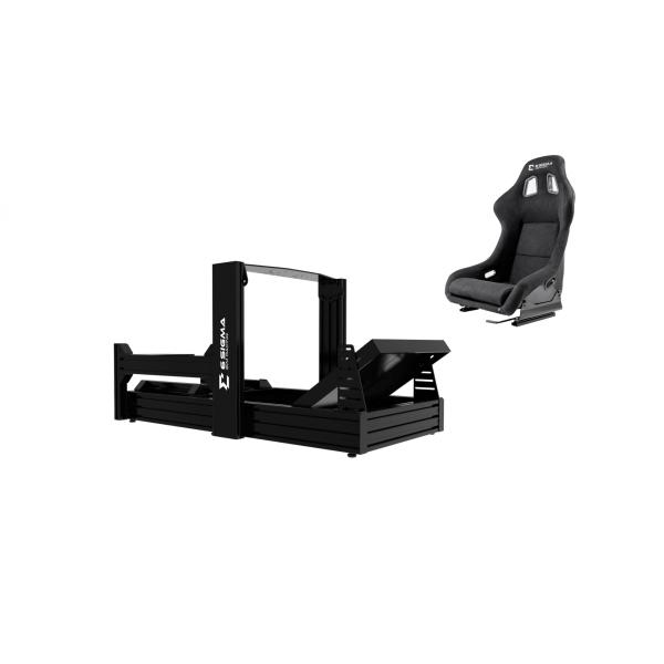 ハンコンコックピット GTRバケットシートバンドル 6 Sigma Sim Racing 6S-12...