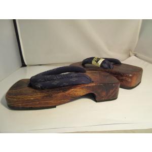 男下駄 メンズ下駄 焼き桐ソフト下駄 トンボ柄...の詳細画像5