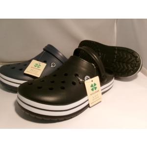 メンズ クロッグサンダル 80440 4+CLOVFR サボ 軽量 合成樹脂製２Way 黒色とネイヴィ色　