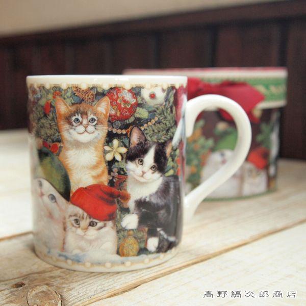 ギフトマグカップ ノエル CAT 猫マグカップ 雑貨 食器 コーヒーカップ F