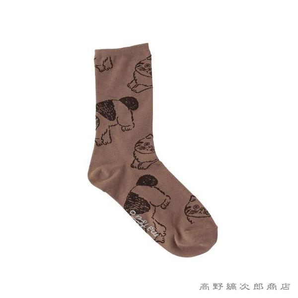 松尾ミユキ G.M.Sソックス Actifベージュ 猫 ねこ CAT【レターパックプラス可20個まで...