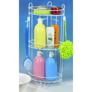 バスコーナー ラック ３段 シャンプーラック バスラック コーティング 浴室 石鹸ラック 収納 日本...