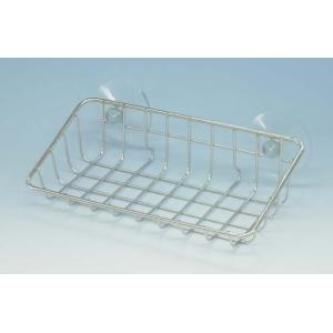 タワシ入れ 束子 スポンジ 石鹸 水切り 収納 ラック ステンレス製