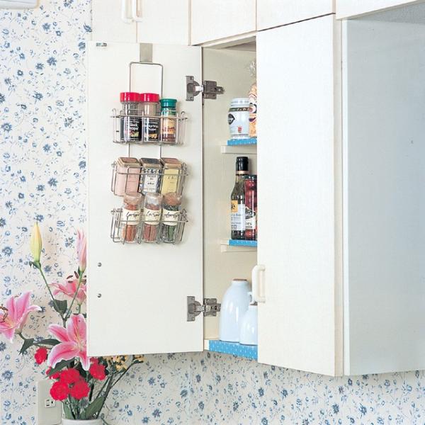 スパイス ラック スマートハング 18-8ステンレス 日本製 キッチン シンク下 収納 シンク扉に引...