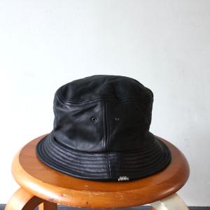 【SALE】DECHO デコー BUCKET HAT バケツハット leather 10-8AD23｜simonsandco