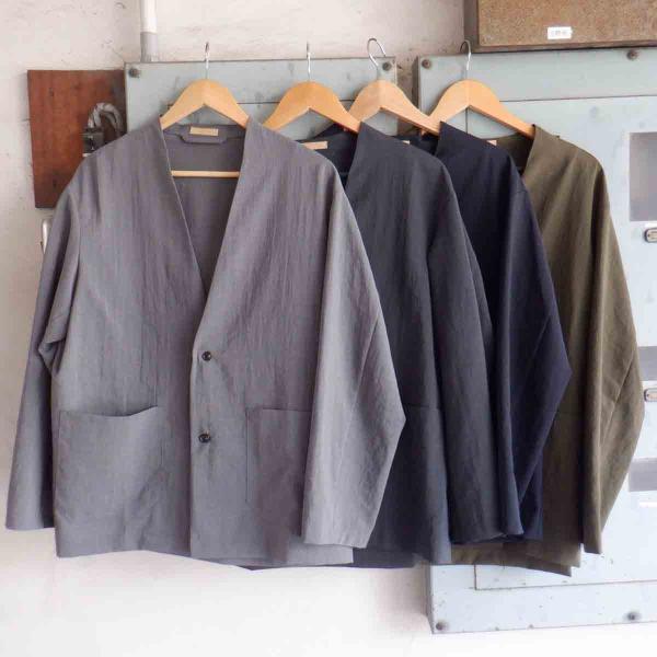 【エシカルプライス】LA MOND. ラモンド SHARI JACKET no collar シャリ...