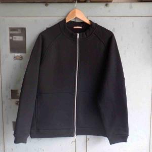 【SALE】LA MOND. ラモンド URAKE BINDER BLOUSON 裏毛バインダーブルゾン black LM-C-145｜simonsandco