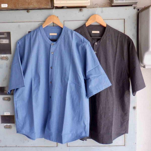 【エシカルプライス】定価15,180円　LA MOND. ラモンド BAND COLLAR SHIR...