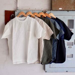 【再入荷】Re made in tokyo japan アールイー French Linen T-shirt フレンチリネンTシャツ 6 colors No.7919S-CT｜simonsandco