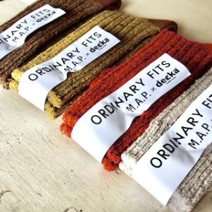 Ordinary fits オーディナリーフィッツ &quot;M.A.P&quot; WOOL SOCKS 4 col...
