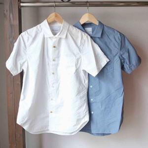 【SALE】Re made in tokyo japan アールイー Cotton Nylon Active Shirt コットンナイロンアクティブシャツ　2 colors｜simonsandco