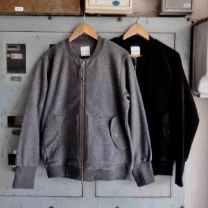 【SALE】Re made in tokyo japan アールイー Solid Fleece Zip Blouson ソリッドフリースジップブルゾン 2 colors｜simonsandco