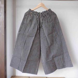 YAMMA ヤンマ産業 会津木綿 キュロットパンツ ロング丈