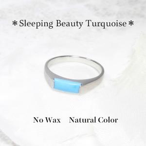スリーピングビューティー ターコイズ リング プラチナ トルコ石 :ta