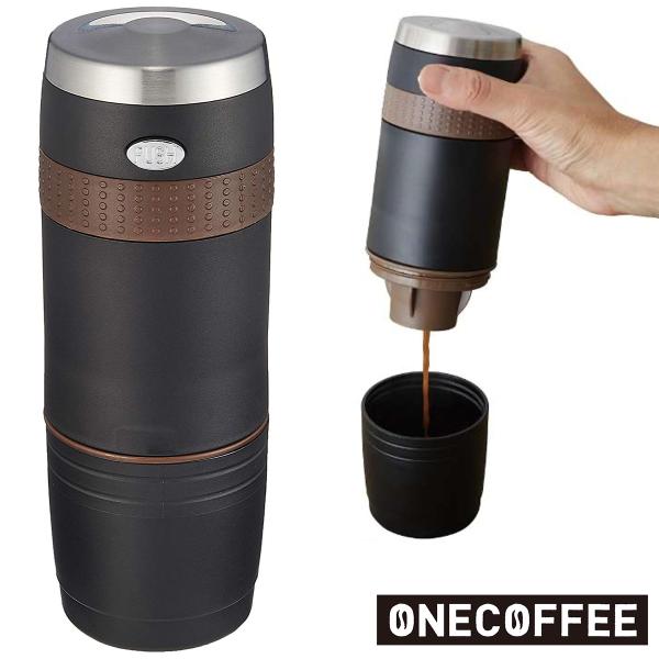 コーヒーメーカー ONECOFFEE ワンコーヒー  ドウシシャ DPCM-18BK (SG)