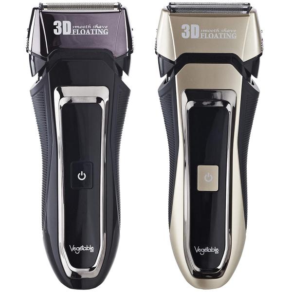 Vegetable GD-S308 髭剃り 電気シェーバ 充電式 交流式 3枚刃 防水 IPX7適合...