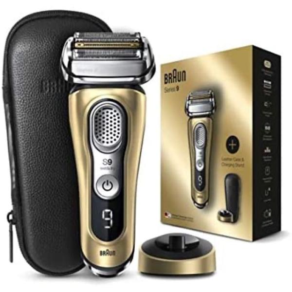 BRAUN 9399s-SP ゴールド メンズ 電気シェーバー シリーズ9 ケース＆充電スタンド付 ...