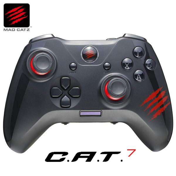 Mad Catz C.A.T. 7 ゲーミングパッド ゲームパッド コントローラー ジョイパッド 背...