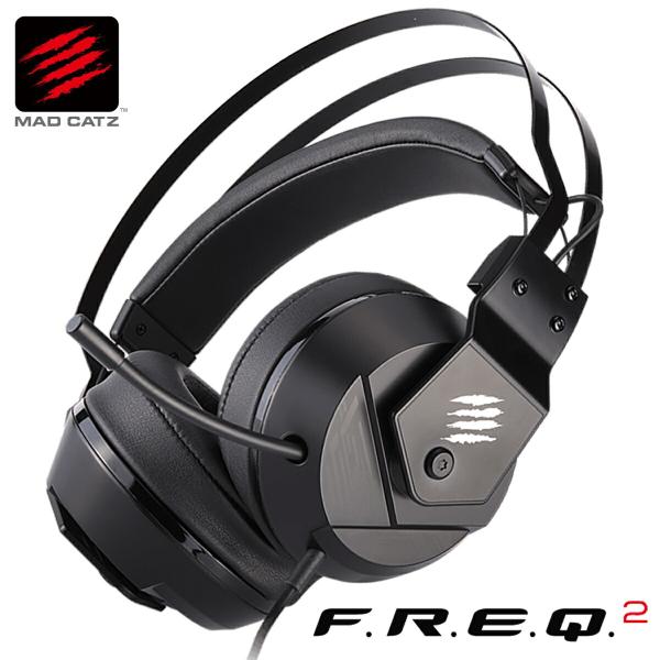 Mad Catz F.R.E.Q. 2 ゲーミングヘッドセット 有線  AF13C1INBL000-...