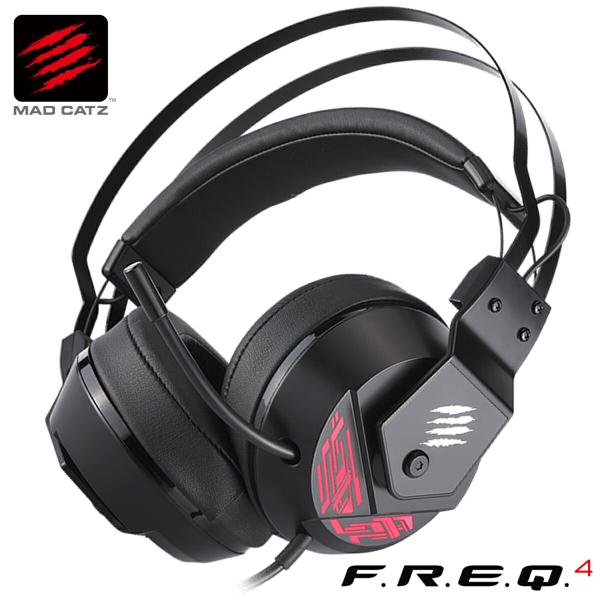 Mad Catz F.R.E.Q. 4 ゲーミングヘッドセット有線  AF13C2INBL000-0...