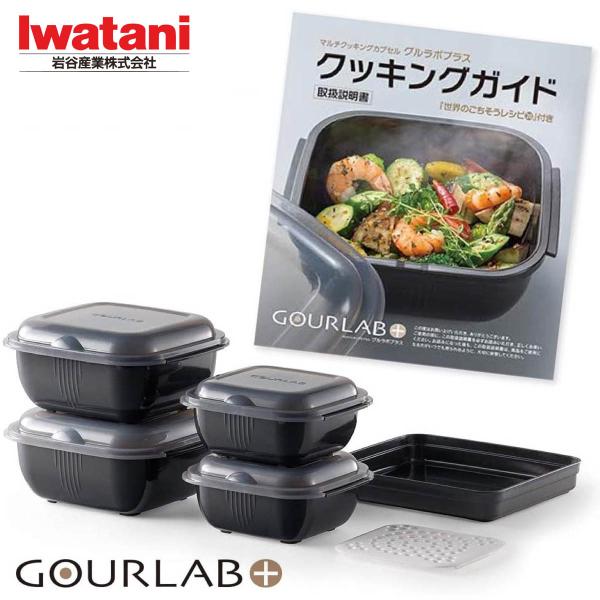 イワタニ IM-GLBMS グルラボプラス マルチセット 電子レンジ調理器 レシピ付き IWATAN...