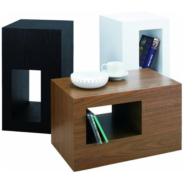 AZUMAYA CEL-70 セル サイドテーブル CELL ホワイト ブラック ブラウン ウッド ...